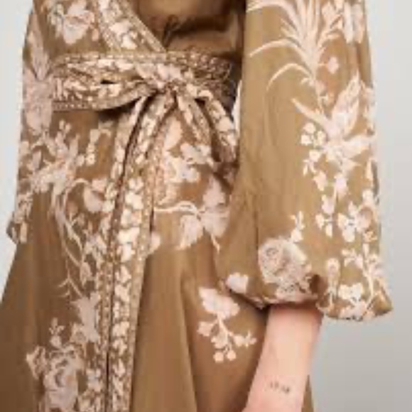 ZIMMERMANN Anneke Wrap Midi Dress - Picture 9 of 14